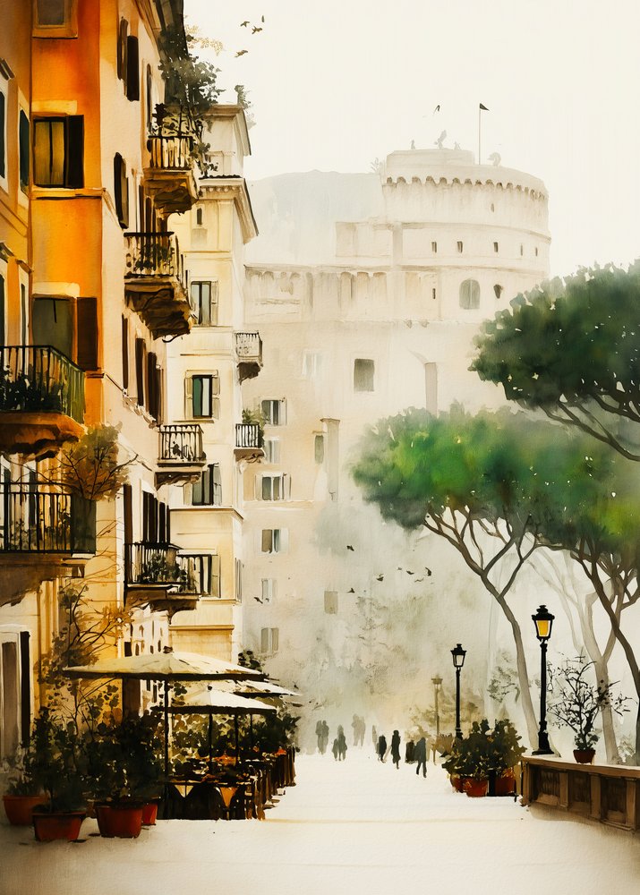 Incantevole vista su Roma da Justyna Jaszke