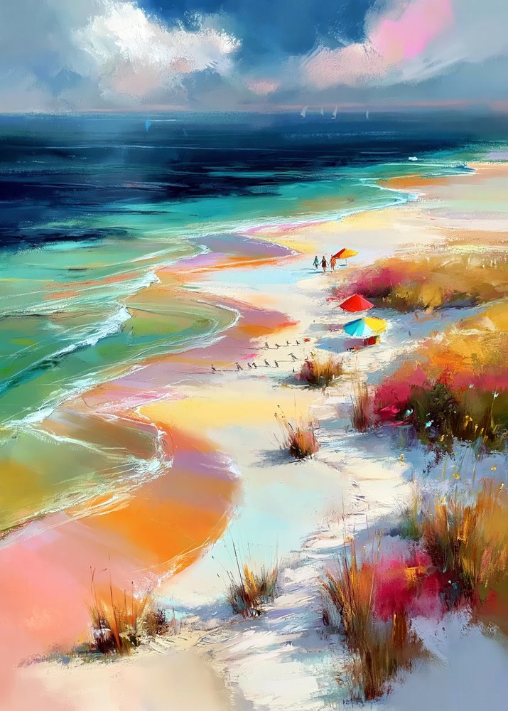 Un paradiso balneare dai mille colori da Justyna Jaszke