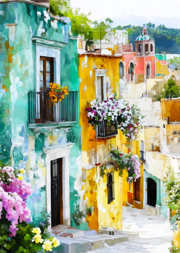 Gradini colorati della città da Justyna Jaszke