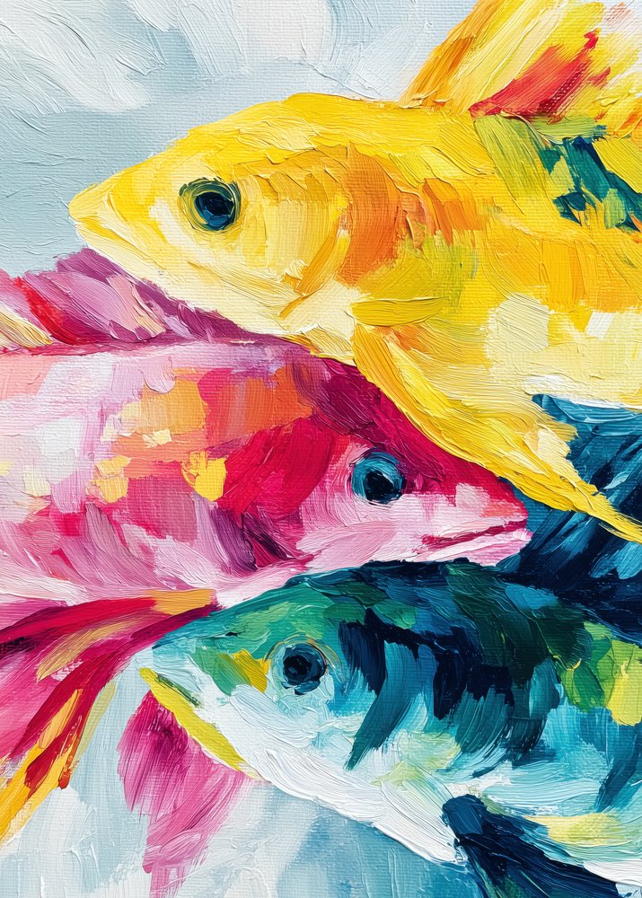 Trio di pesci colorati da Justyna Jaszke