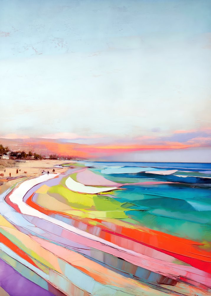 La colorata Sunset Beach da Justyna Jaszke