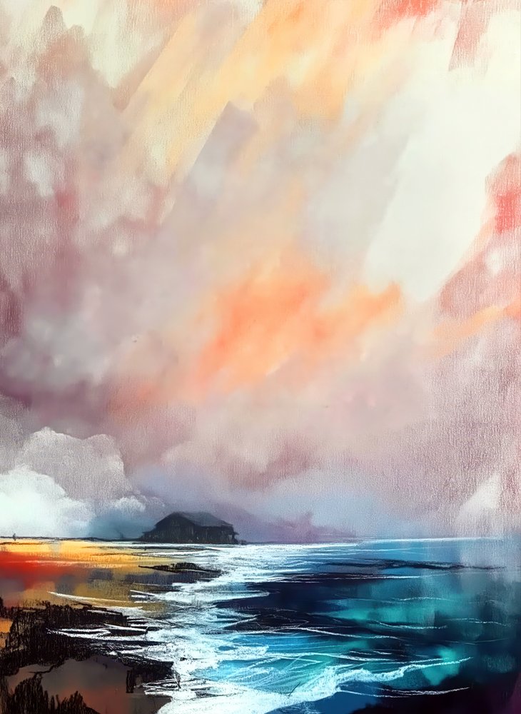 Tramonto spettacolare sulla costa da Justyna Jaszke