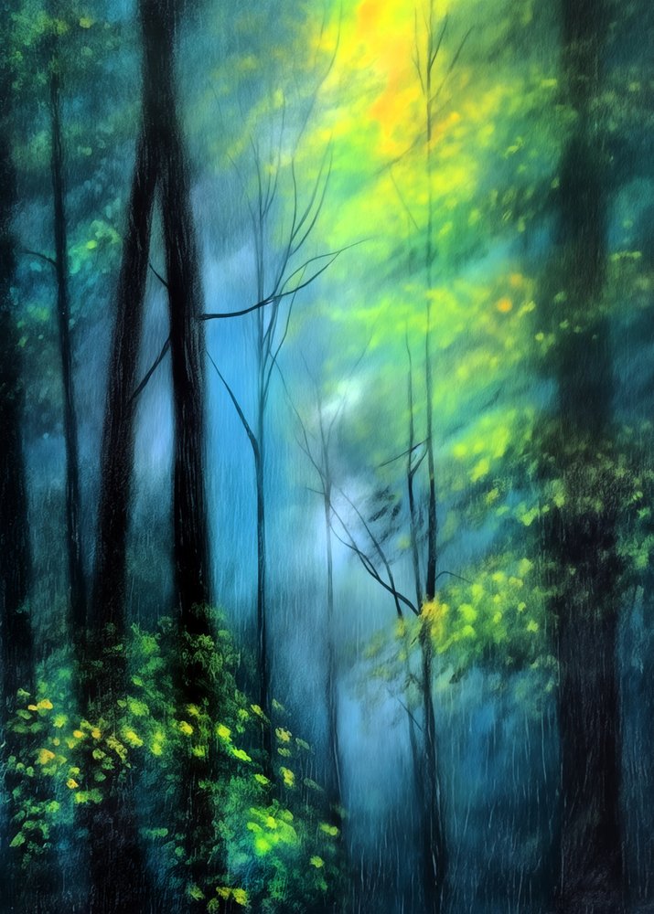 Il bagliore della foresta incantata da Justyna Jaszke