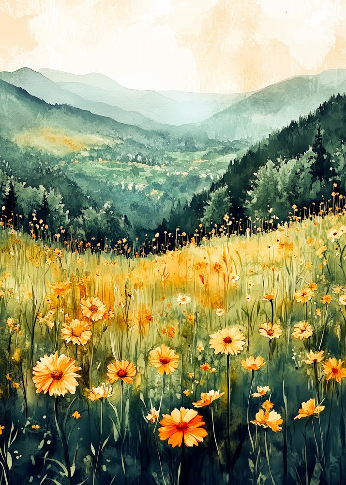 Prato fiorito di montagna da Justyna Jaszke