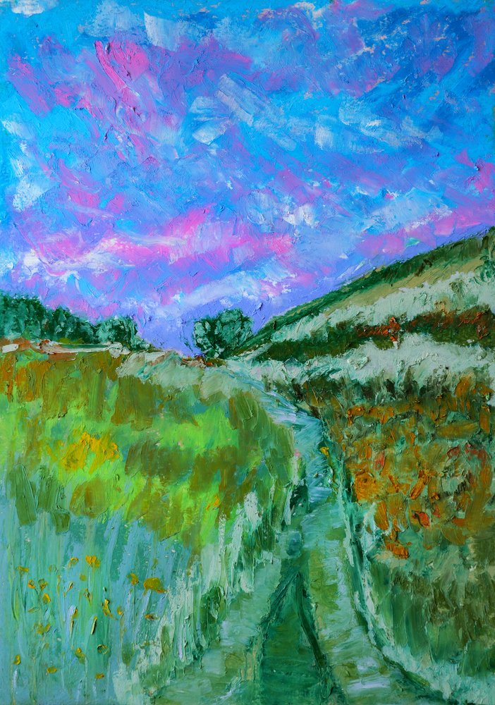 Vivace sentiero di campo da Justyna Jaszke