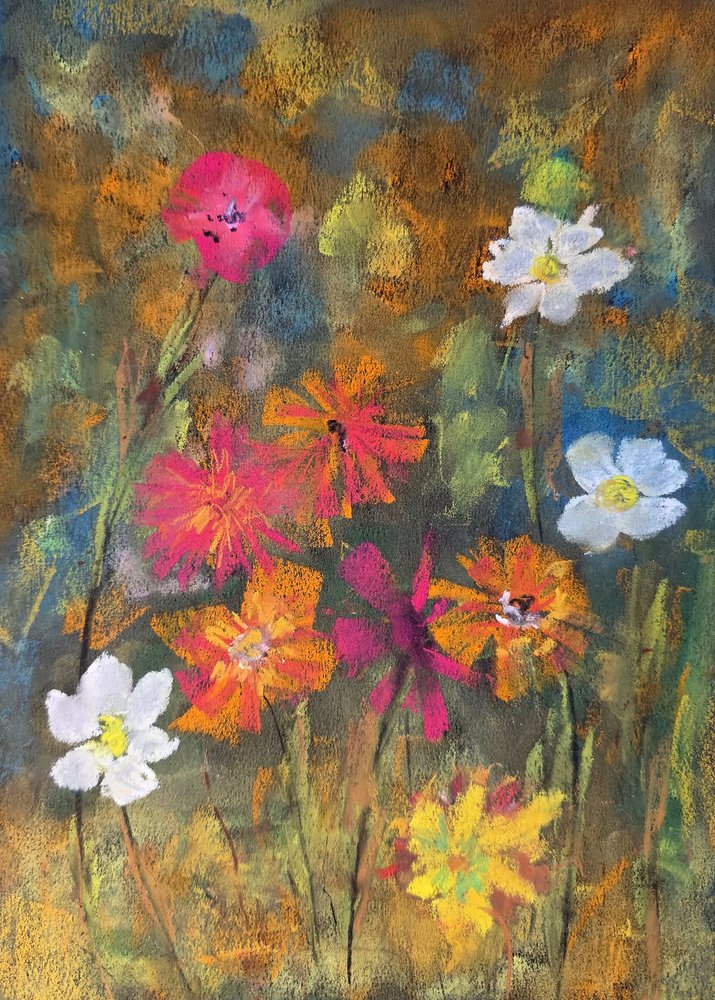 Fiori dai colori vivaci dei prati da Justyna Jaszke