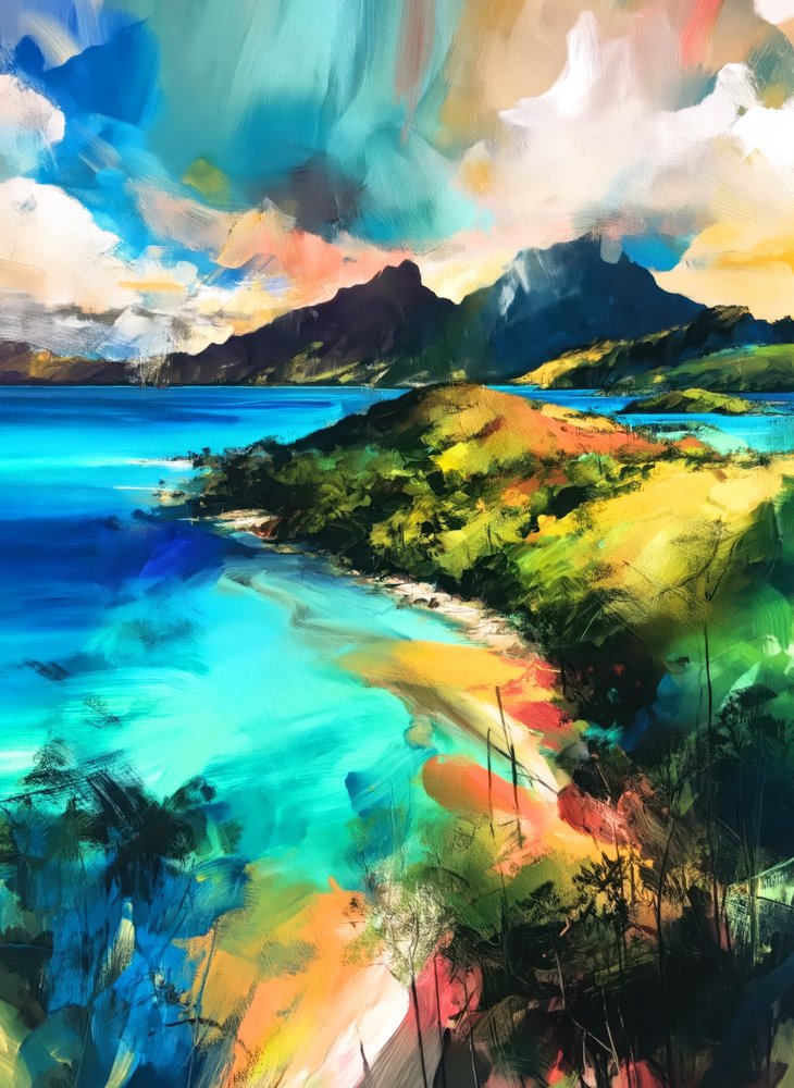 Una vivace costa tropicale da Justyna Jaszke