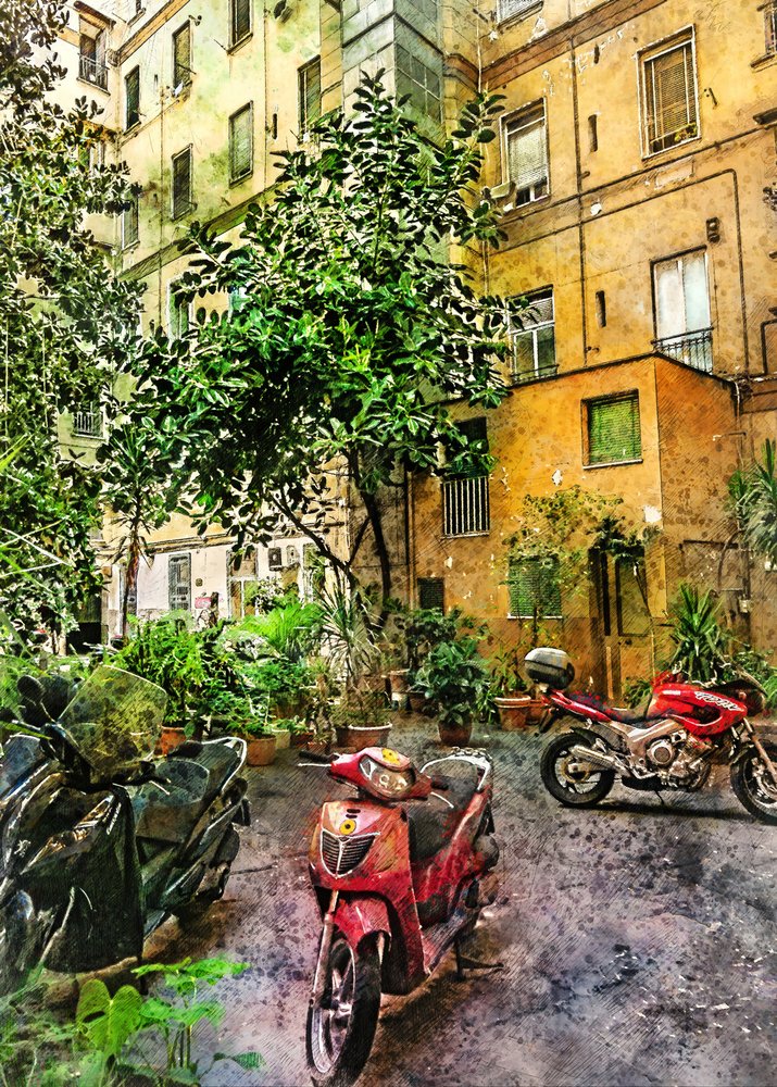 Un vivace cortile urbano da Justyna Jaszke