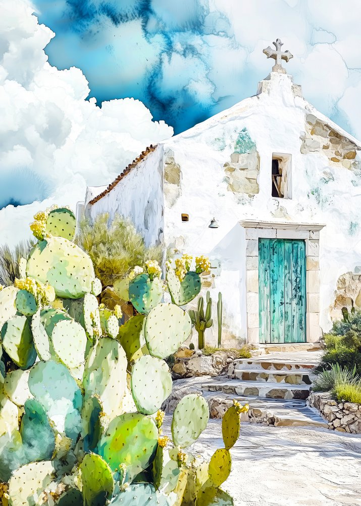 Vista del cactus di White Chapel da Justyna Jaszke
