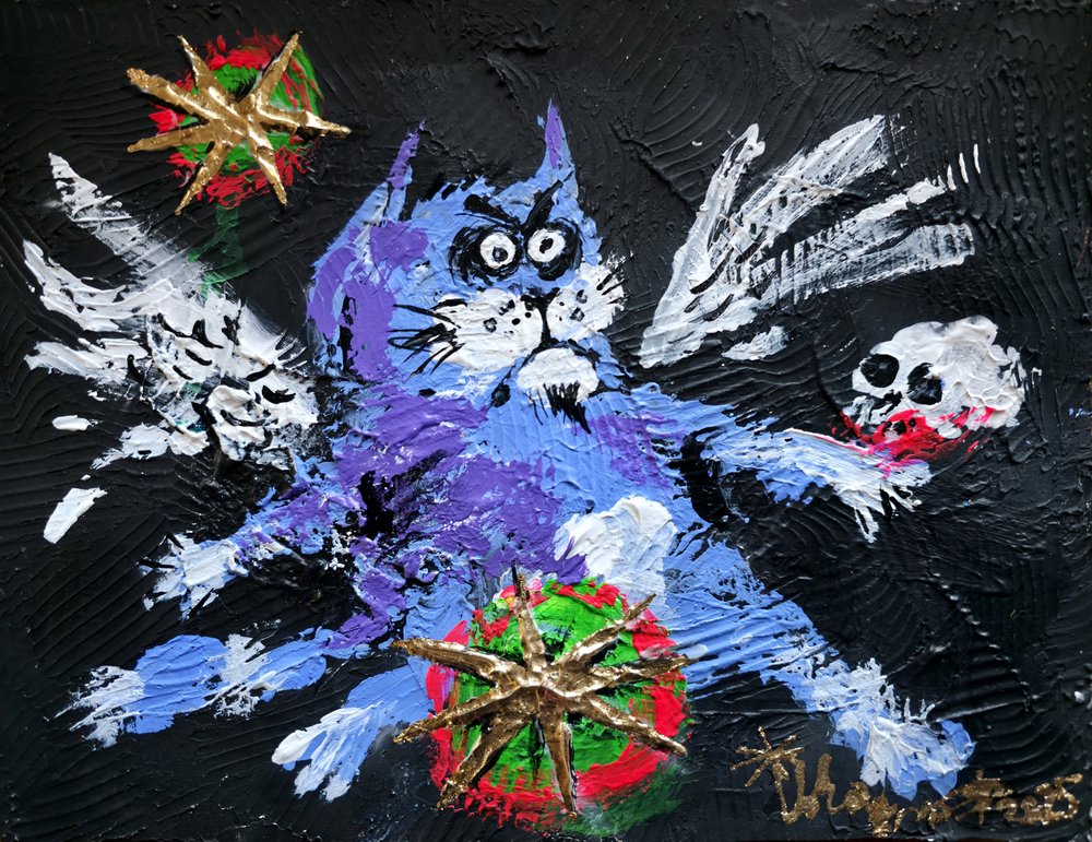 Gatto dark fantasy da Kanat Ibragimov