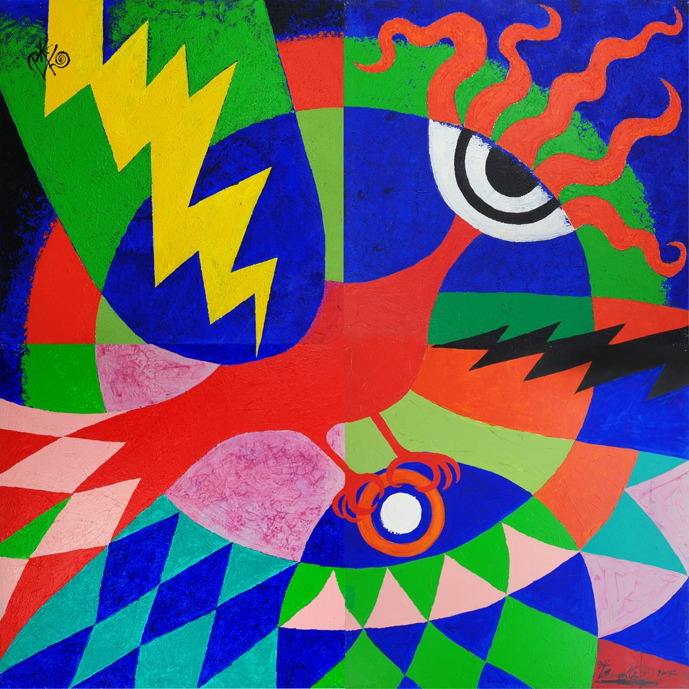 Uccello geometrico dinamico da Kanat Ibragimov