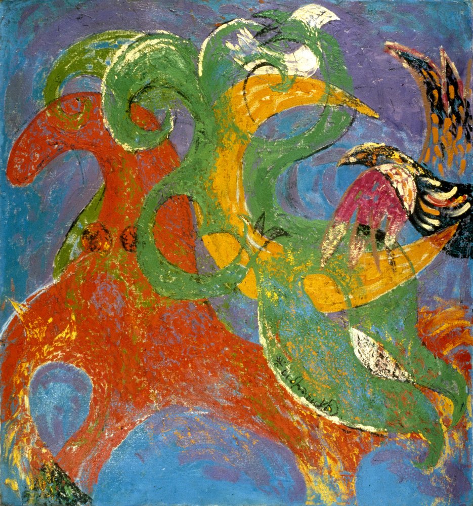 Animali astratti dai colori vivaci da Kanat Ibragimov