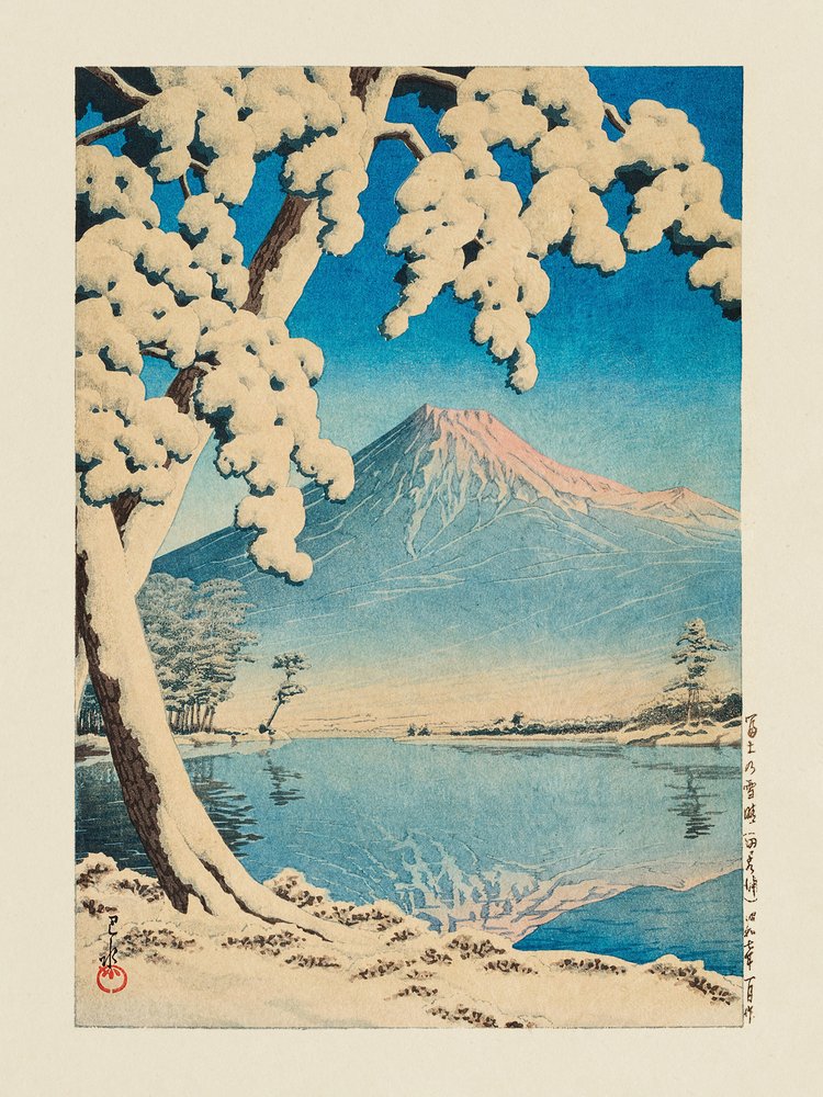 Fuji No Yukibare, Tagonoura (1932) da Kawase Hasui