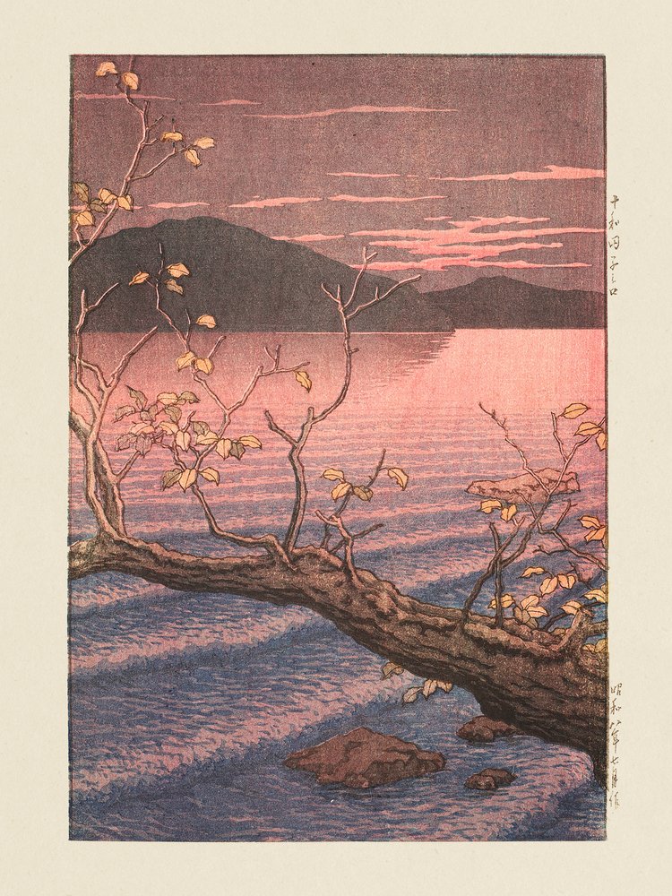Towadako Noguchi (Lago Towada, Aomori) (1932) da Kawase Hasui