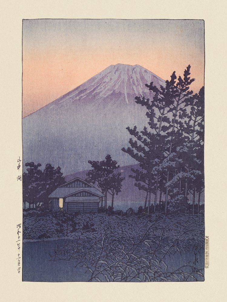 Yamanakako (Lago Yamanaka) (1936) da Kawase Hasui