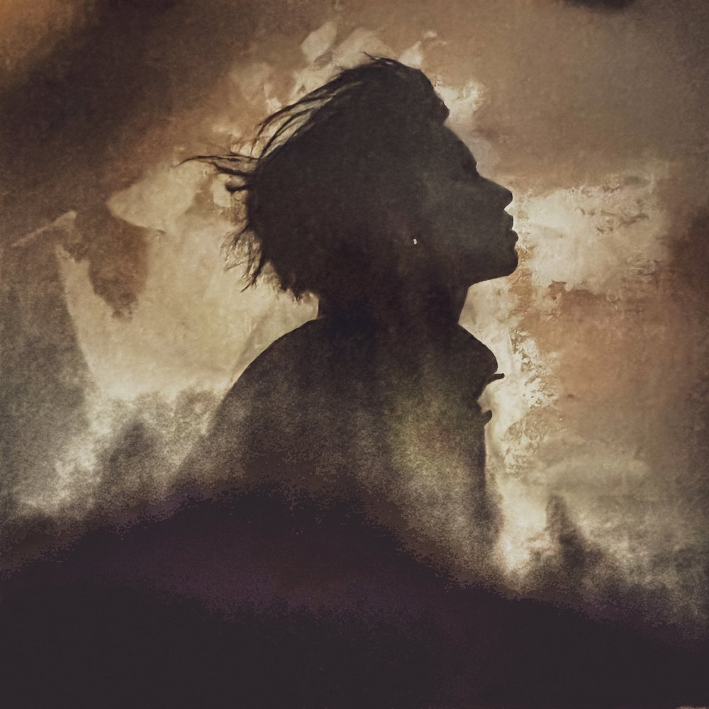 Silhouette spazzata dal vento da Kurosaki Sangan