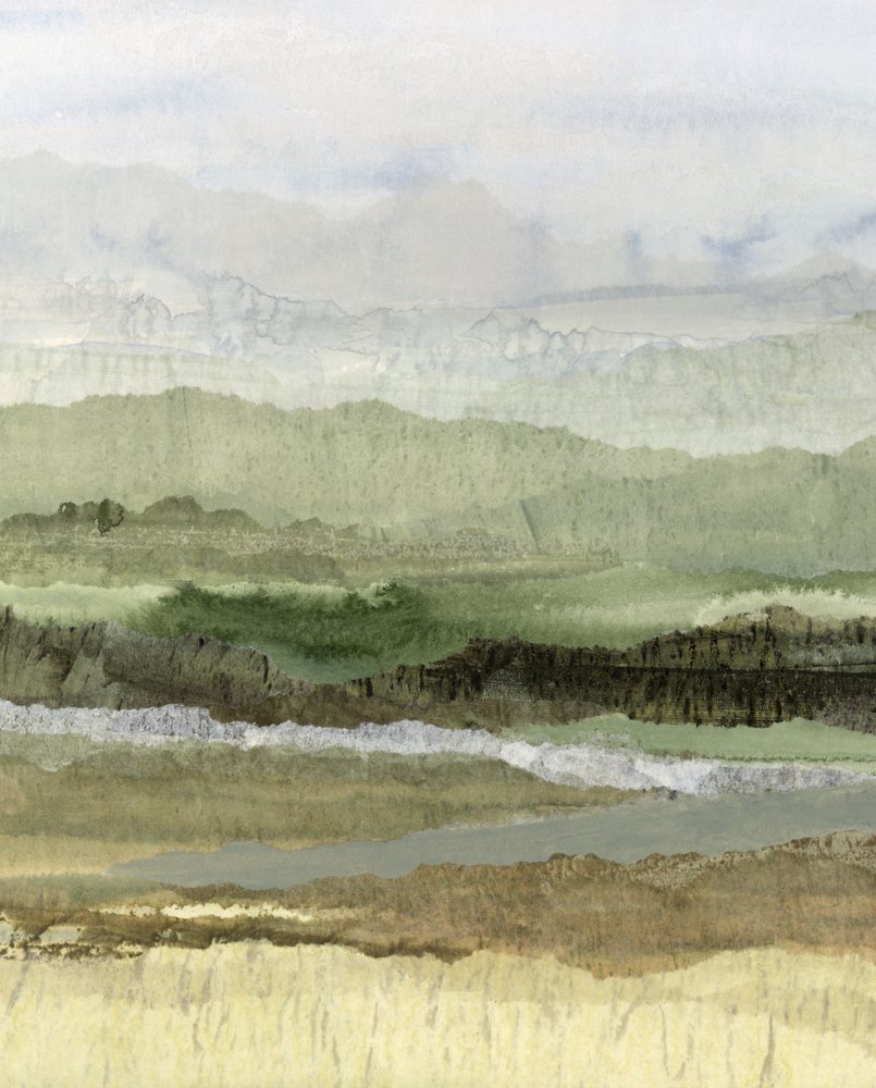 Paesaggio verde a strati da Lara Eckerman