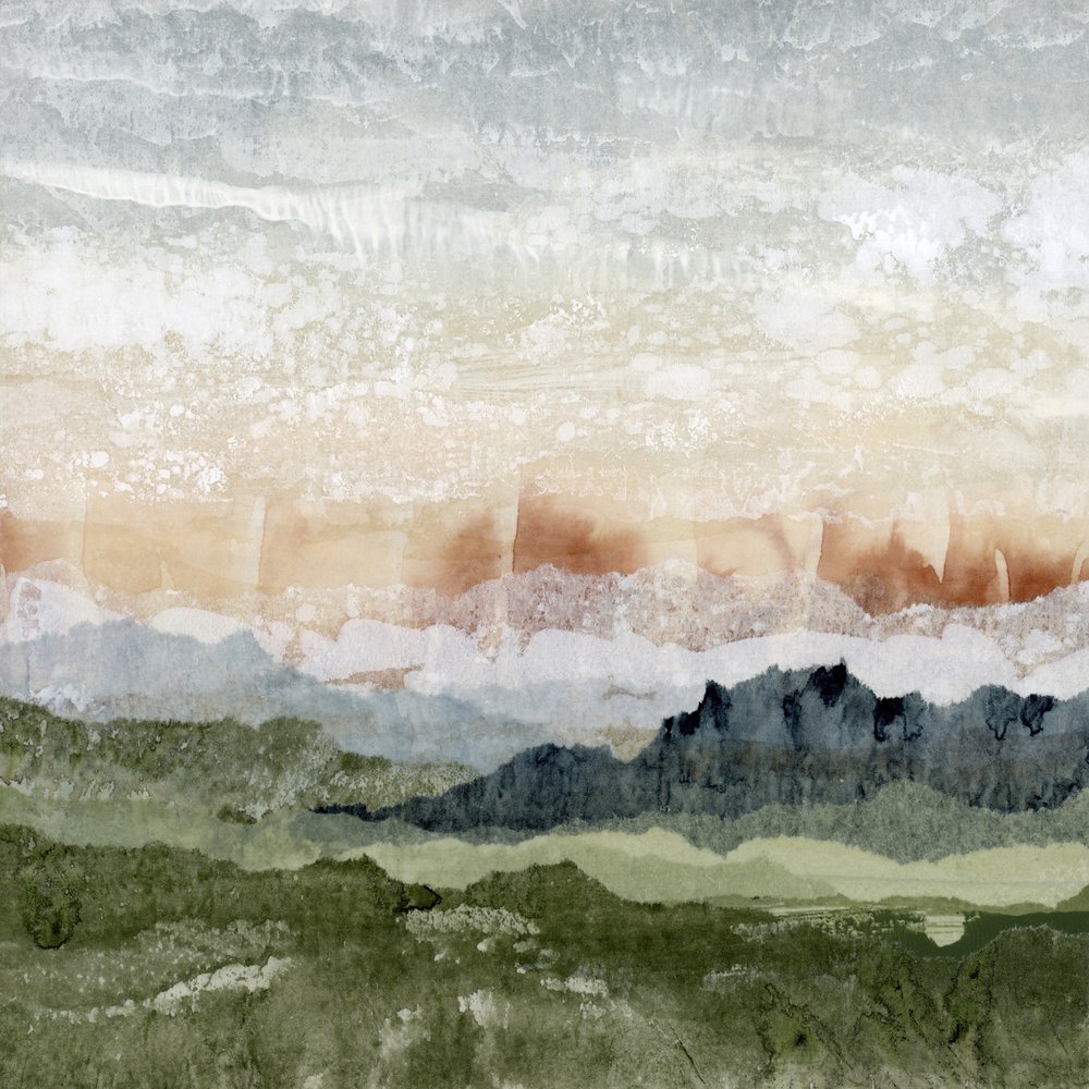 Astratto di montagne a strati da Lara Eckerman