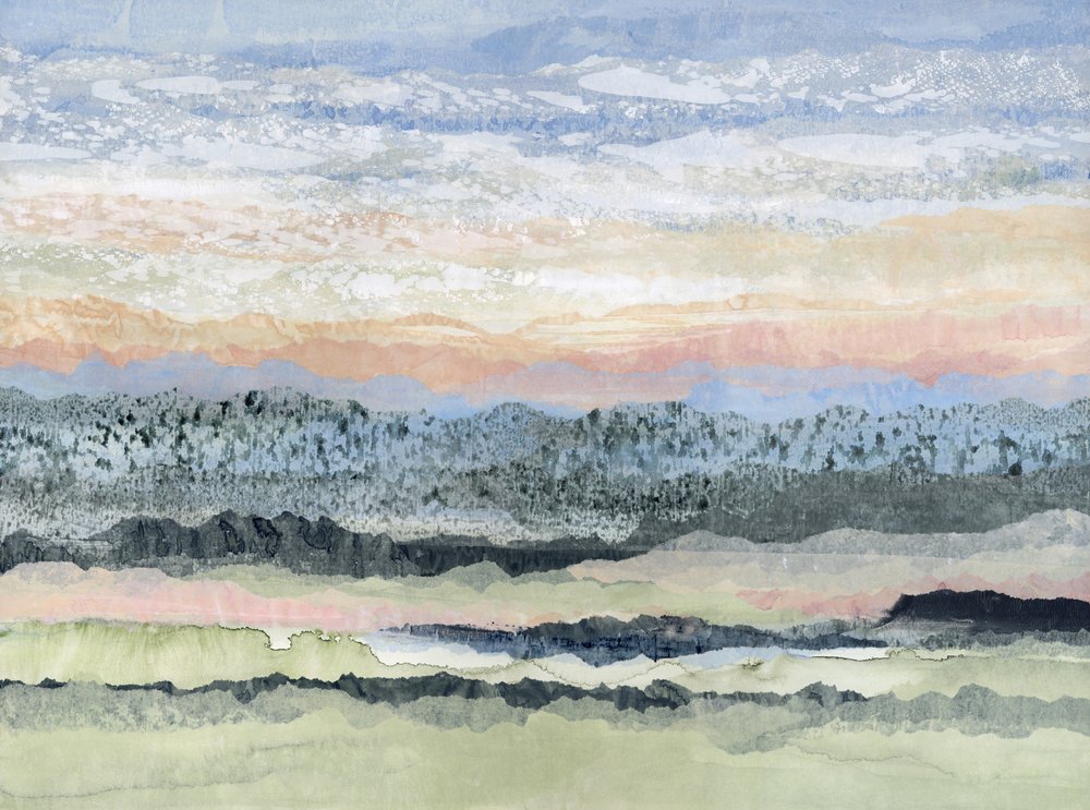 Paesaggio sereno a strati da Lara Eckerman
