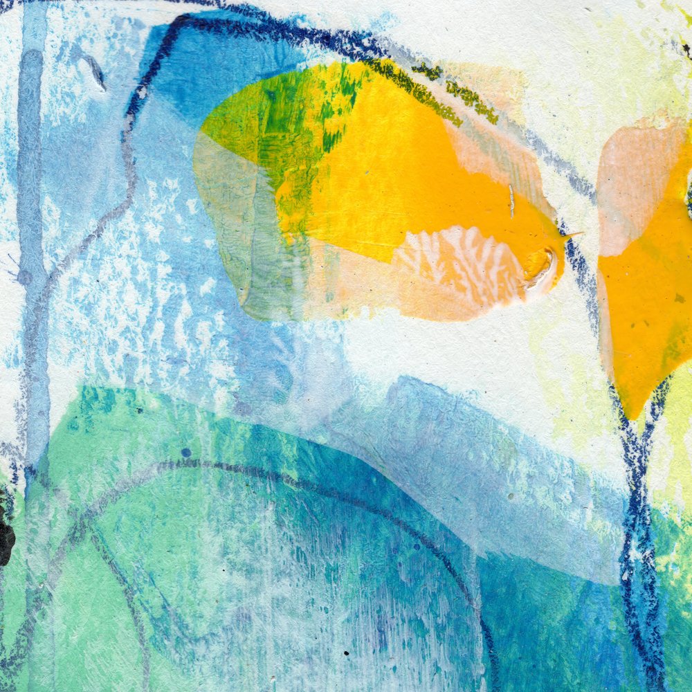 Giallo Blu Verde Flusso da Laura H Gibson