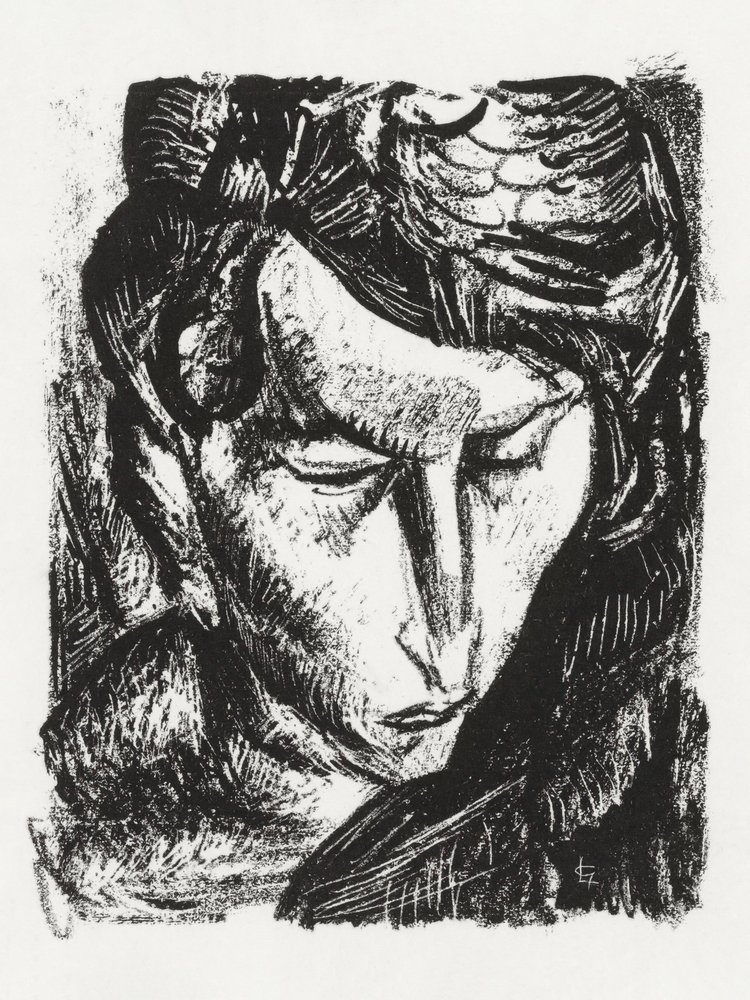 Ritratto di una donna sconosciuta (ca. 1891–1941) da Leo Gestel
