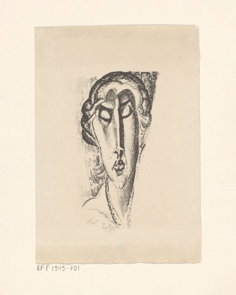 Ritratto di una donna sconosciuta da Leo Gestel