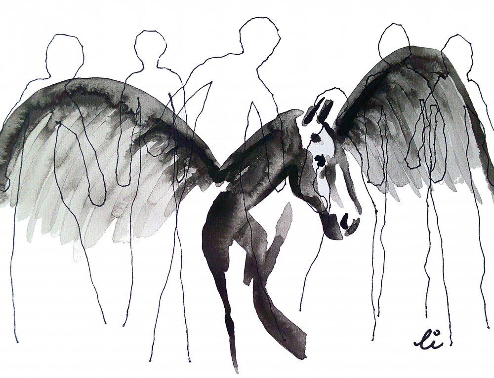 Il cavallo alato dei sogni da Li Gessbo