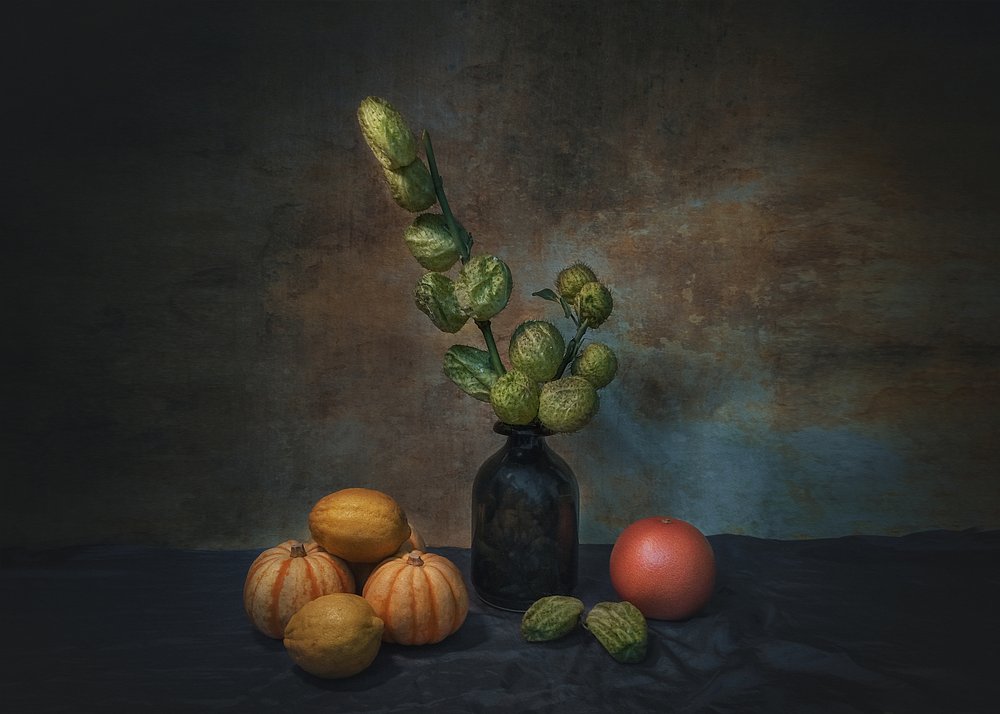 Natura morta “Moody Harvest” da Liu Xing