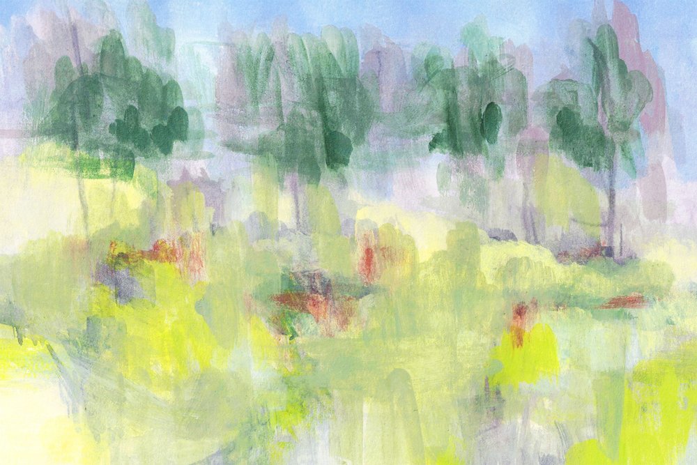 Paesaggio da sogno dai colori pastello da Lori Ann Folz