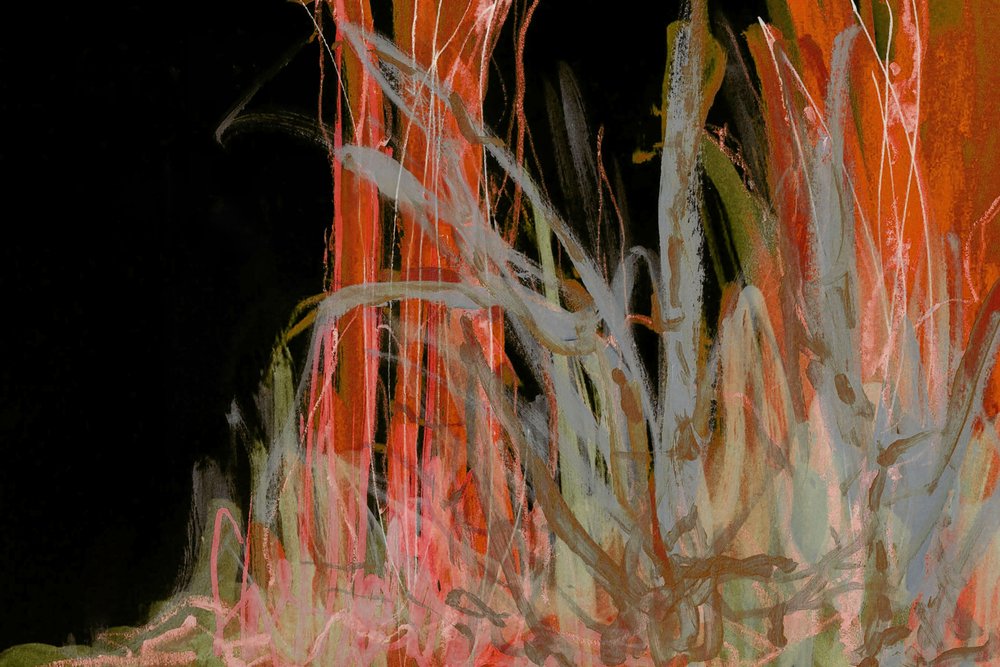 Linee organiche fiammeggianti da Lori Ann Folz