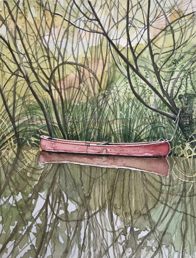 Riflessioni sulla canoa rossa da Luisa Millicent