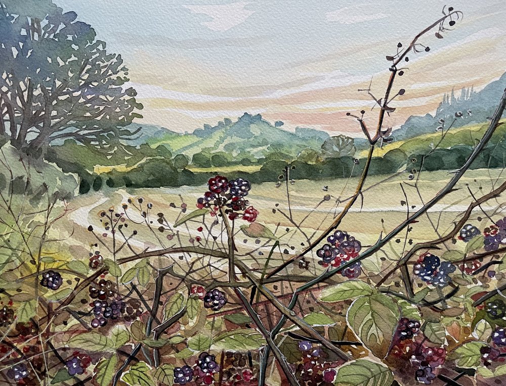 Paesaggio con more mature da Luisa Millicent