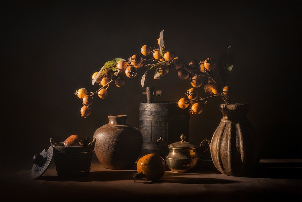 Natura morta con frutta autunnale da Lydia Jacobs