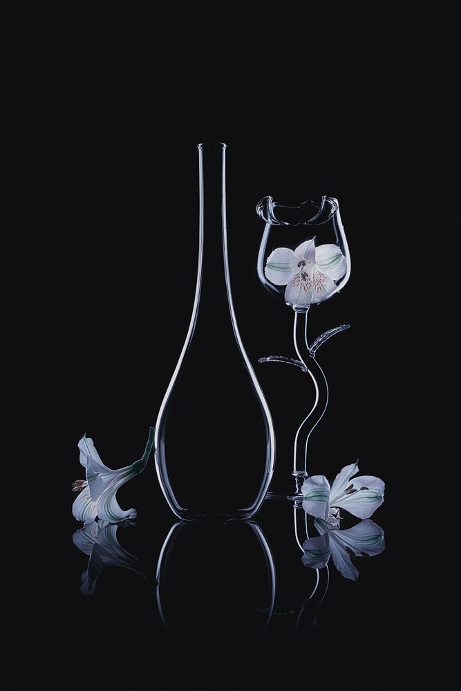 Eleganti orchidee in vetro da Lydia Jacobs