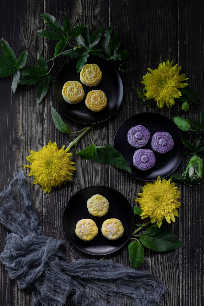 Natura morta con mooncake festivi da Lydia Jacobs