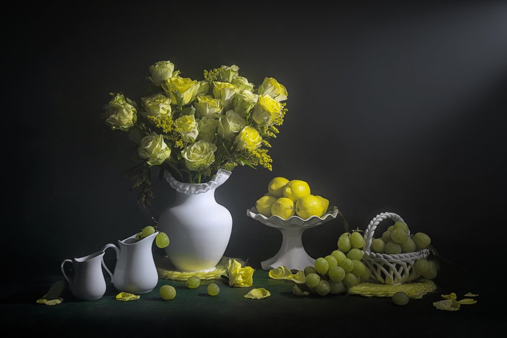 Natura morta con verdure fresche da Lydia Jacobs