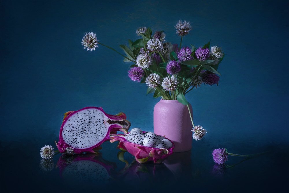 Fiori di frutto del drago in piena fioritura da Lydia Jacobs
