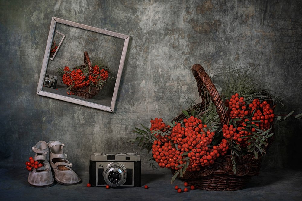 Natura morta autunnale in stile vintage da Lydia Jacobs
