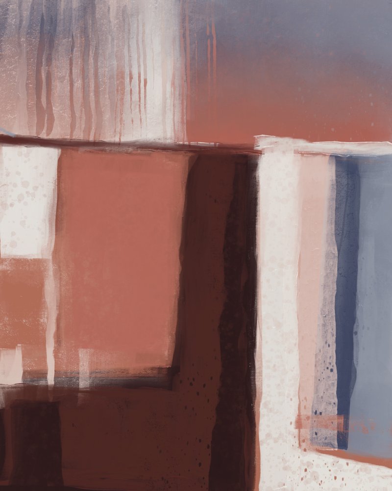 Blocchi di colore astratti da MANSI SAXENA