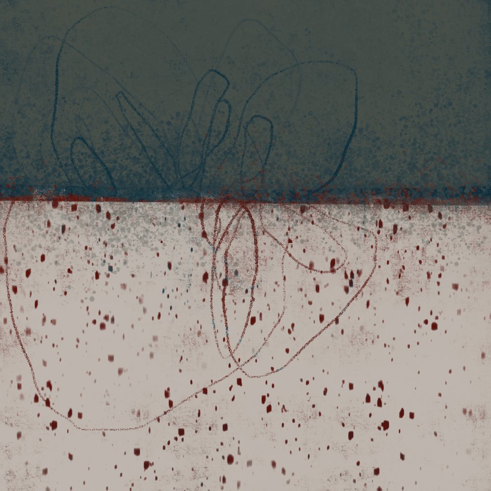 Blocco di colori astratto con texture da MANSI SAXENA
