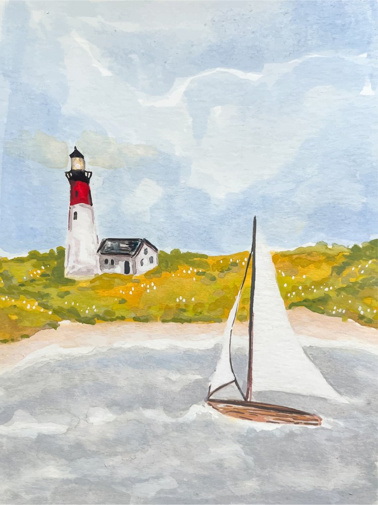 Barca a vela "Faro costiero" da Madison Phipps