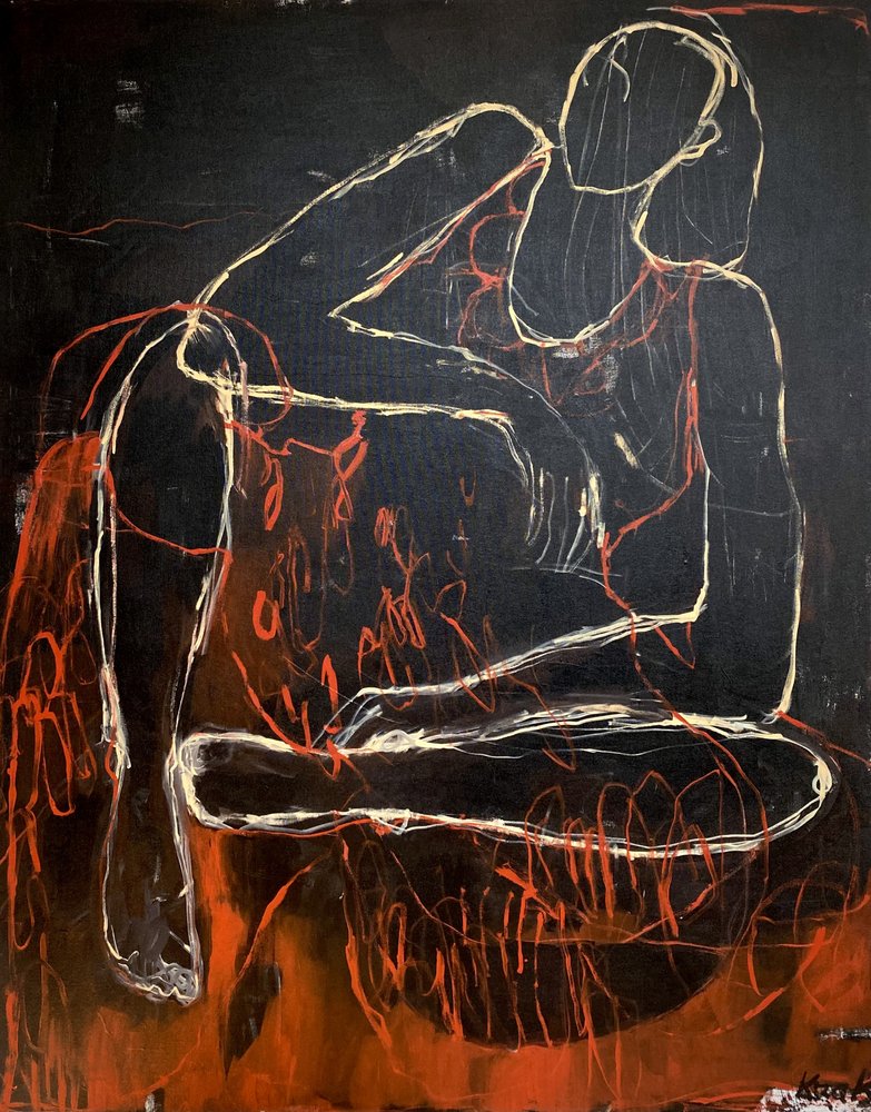 Profilo di una figura contemplativa da Magdalena  Krzak