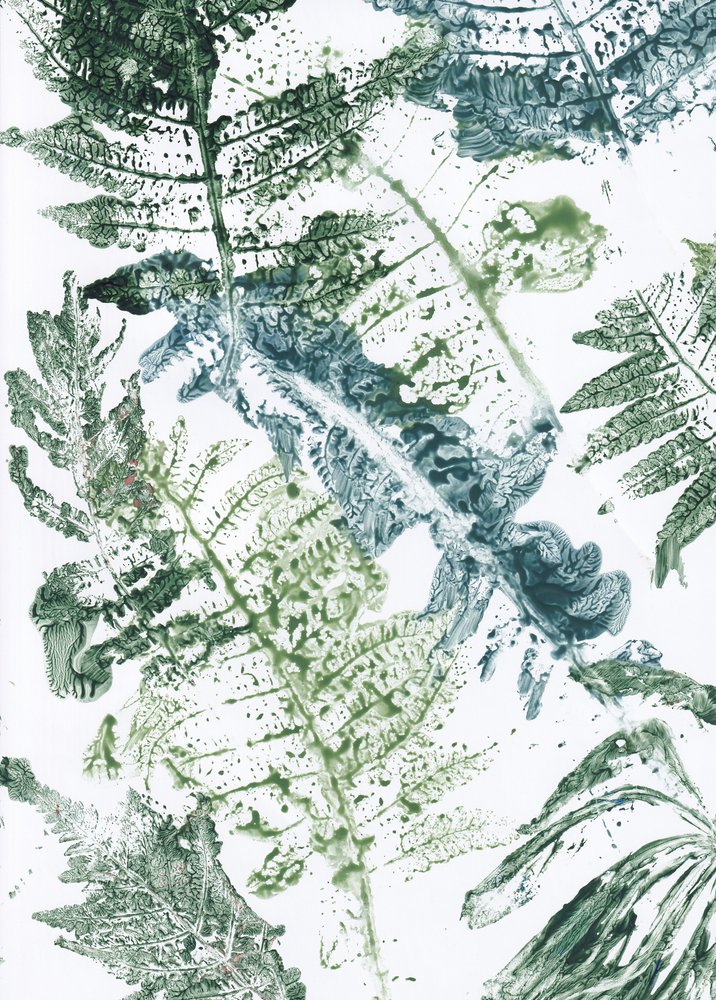 Impronte di felce verde da Maira Ribena
