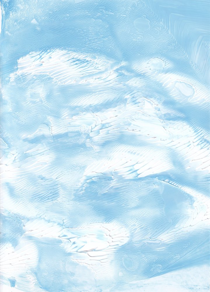 Flusso astratto in blu tenue da Maira Ribena