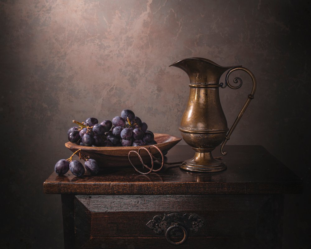 Uva classica e brocca da Margareth Perfoncio