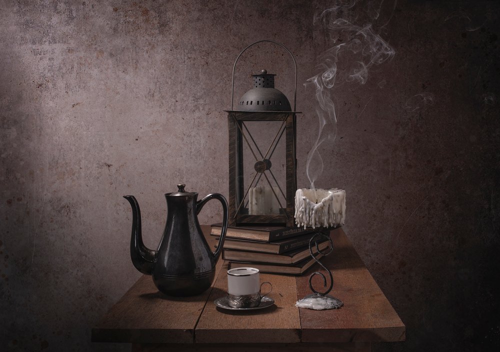 Caffè e lume di candela da Margareth Perfoncio