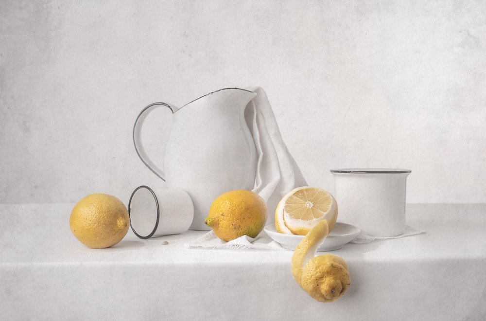Natura morta con limoni freschi da Margareth Perfoncio