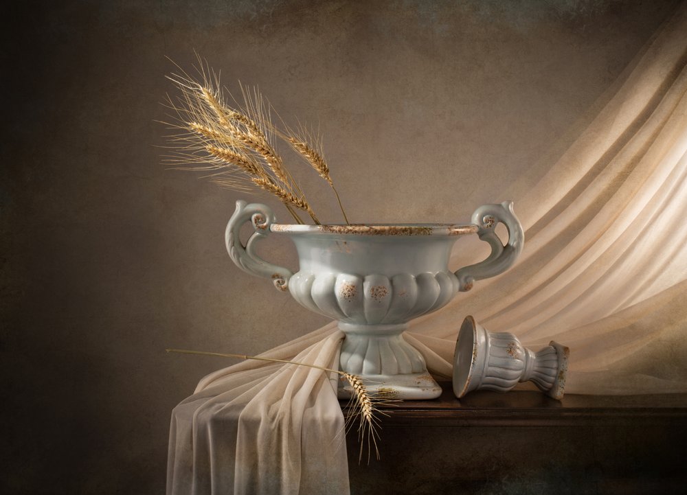 Urna rustica in grano da Margareth Perfoncio
