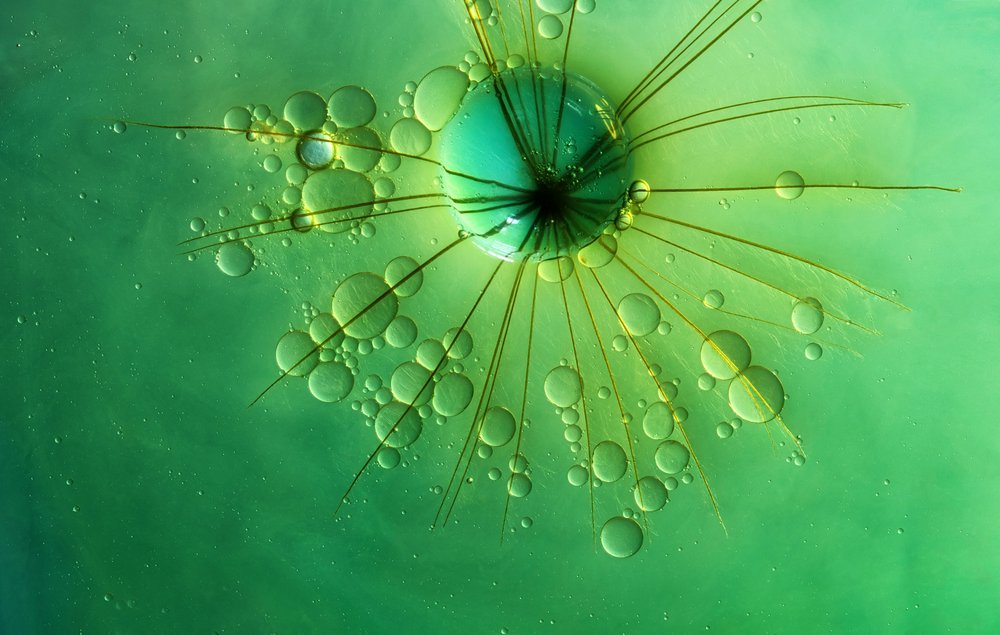 Bolla verde a forma di stella da Marijose Cueli
