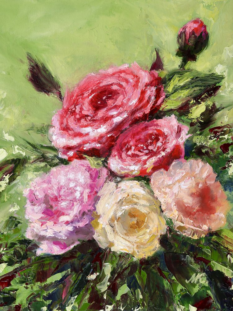 Colorato bouquet di rose da Marina Kozyr